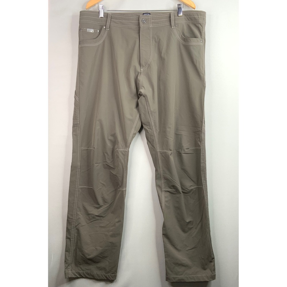 Kuhl Mens 40x32 Khaki Outdoor‎ Hiking Work Pants Straight Leg Utility